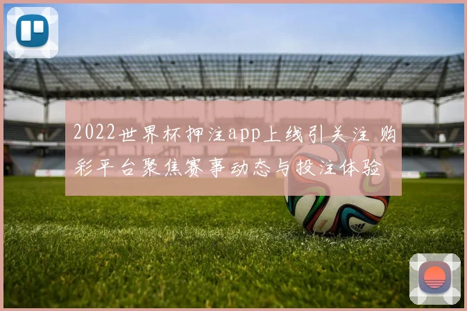 2022世界杯押注app上线引关注 购彩平台聚焦赛事动态与投注体验